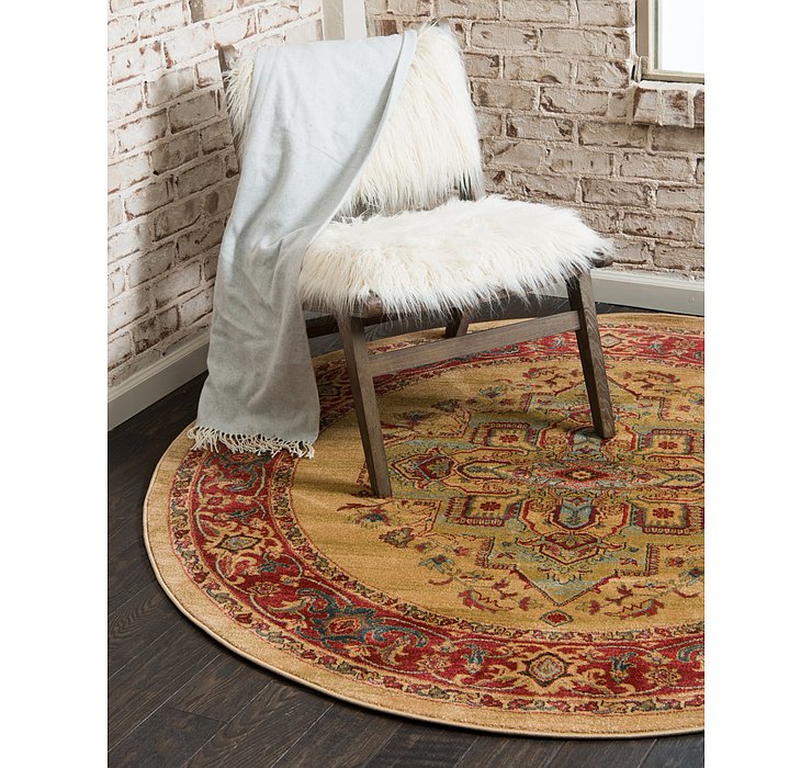 6' x 6' Serapi Round Rug
