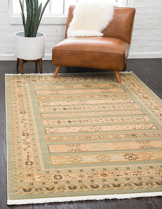Light Green 7' x 10' Kashkuli Gabbeh Rug Area Rugs eSaleRugs