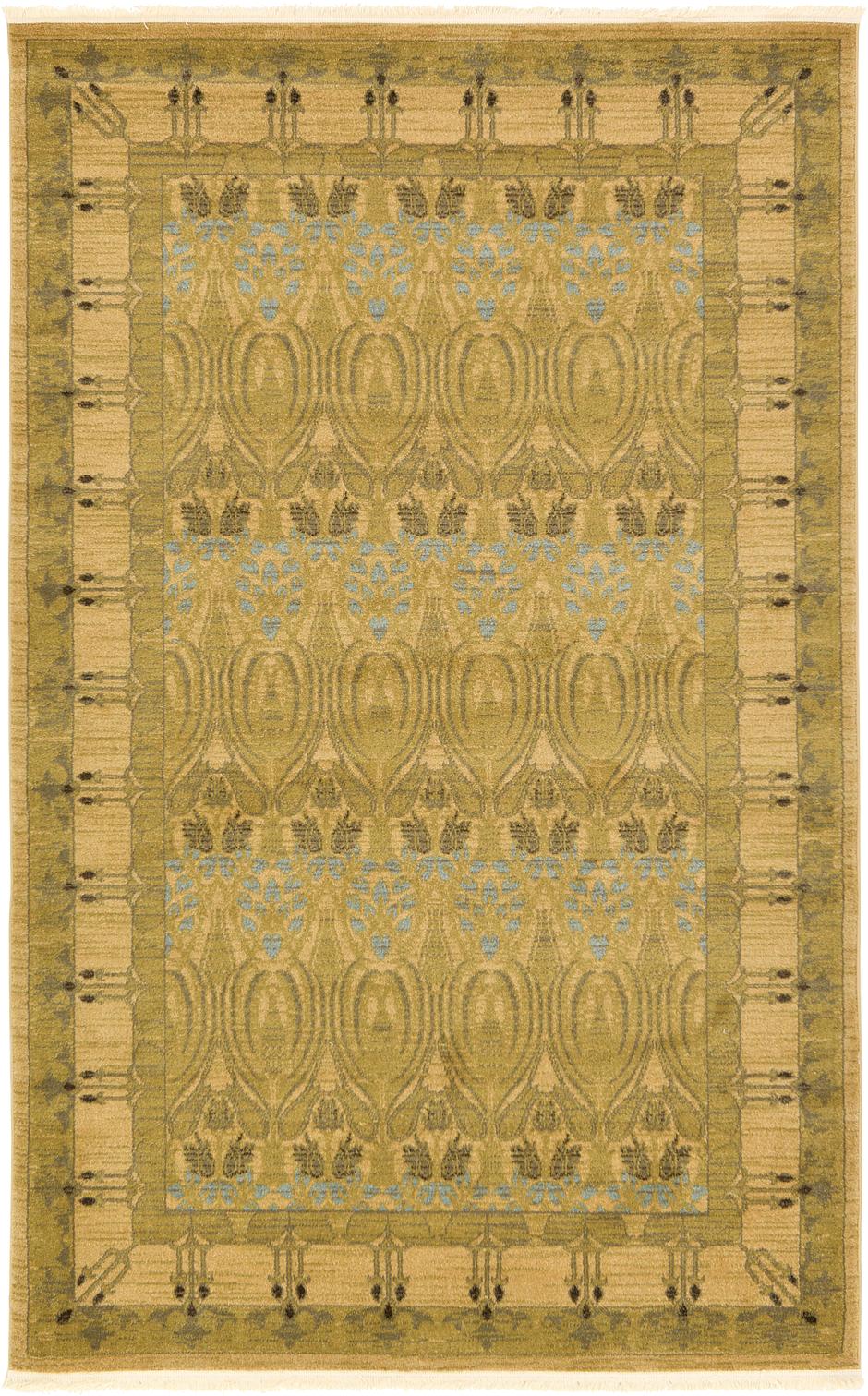 Tan 5' x 8' Kensington Rug Area Rugs iRugs UK