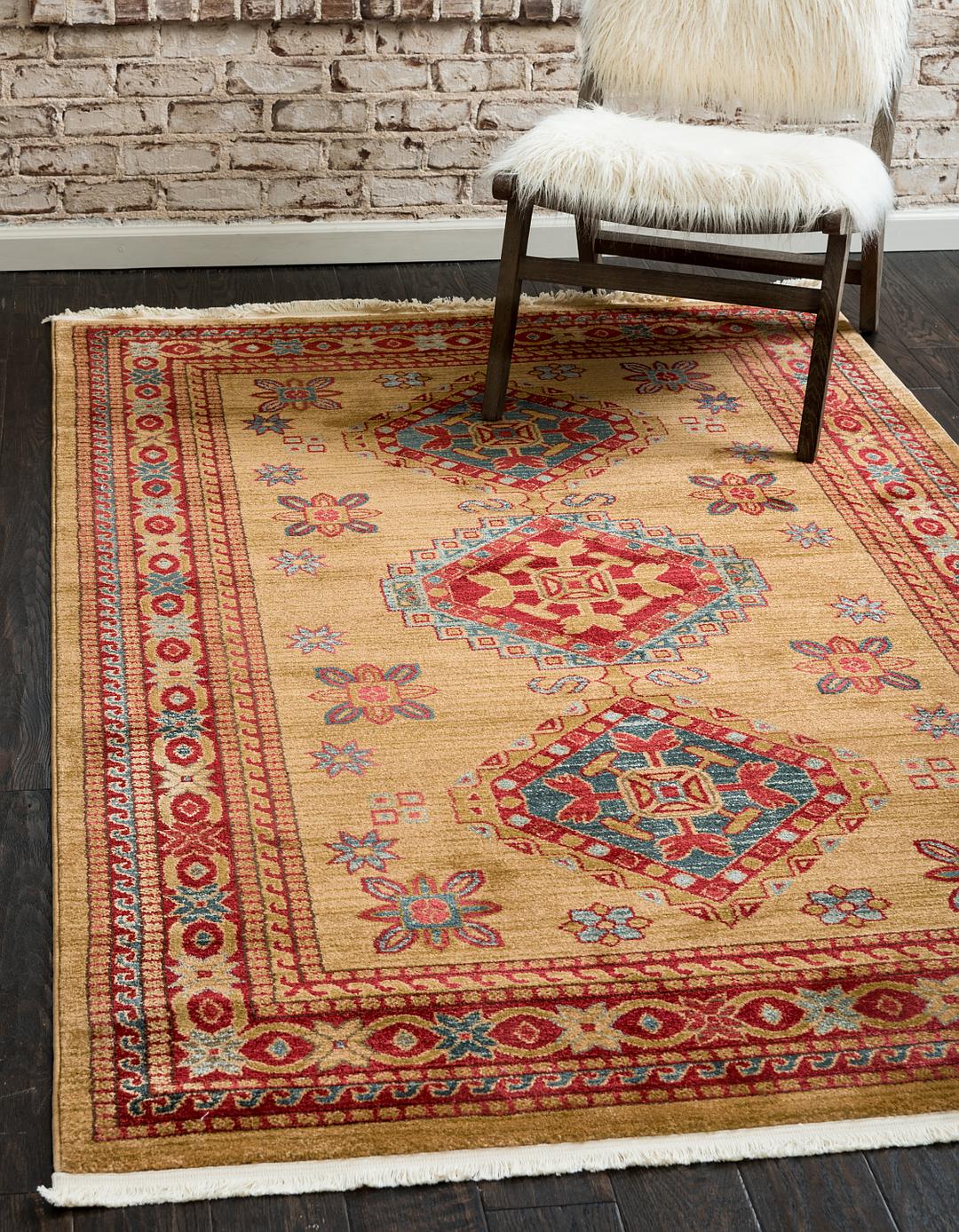 Beige 9' x 12' Serapi Rug Area Rugs eSaleRugs