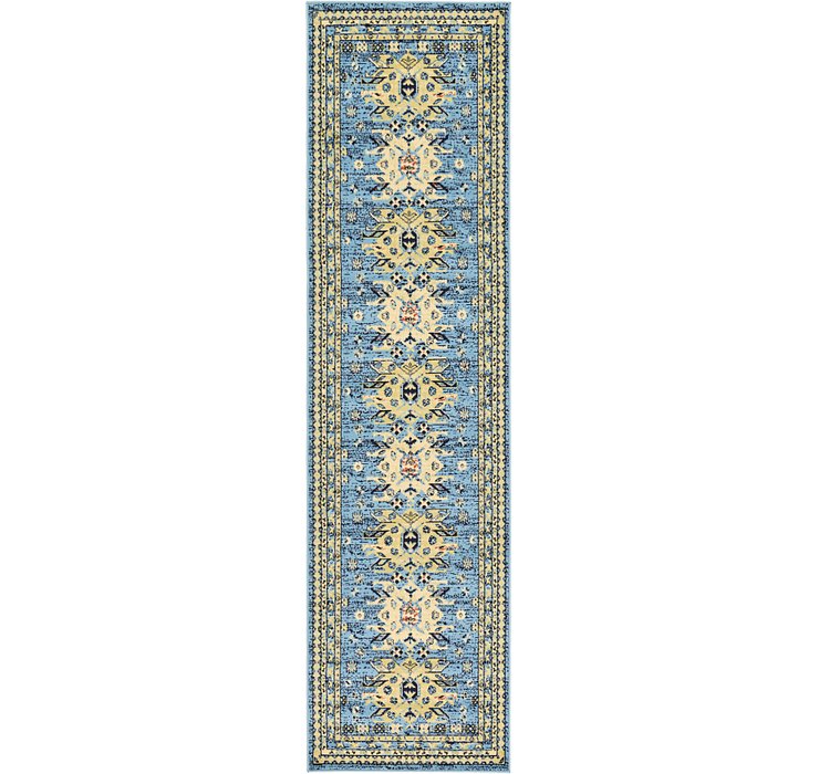 2' 7 x 10' Heriz Design Runner Rug