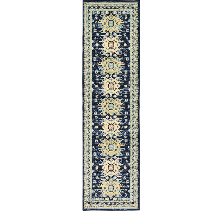 2' 7 x 10' Heriz Design Runner Rug