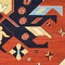 See color option for 8' x 8' Heriz Design Round Rug