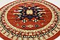8' x 8' Heriz Design Round Rug thumbnail image 3