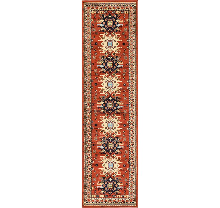 2' 7 x 10' Heriz Design Runner Rug