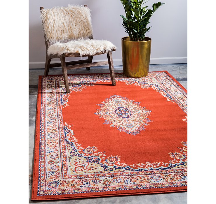9' 10 x 13' Mashad Design Rug