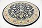 8' x 8' Kashan Design Round Rug thumbnail