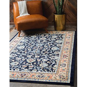 9' x 12' Kashan Design Rug