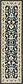 2' 7 x 10' Kashan Design Runner Rug thumbnail