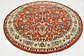 245cm x 245cm Kashan Design Round Rug thumbnail image 2