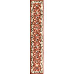 90cm x 500cm Kashan Design Runner Rug