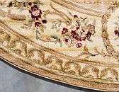 183cm x 183cm Classic Aubusson Round Rug thumbnail image 8