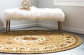 183cm x 183cm Classic Aubusson Round Rug thumbnail image 12
