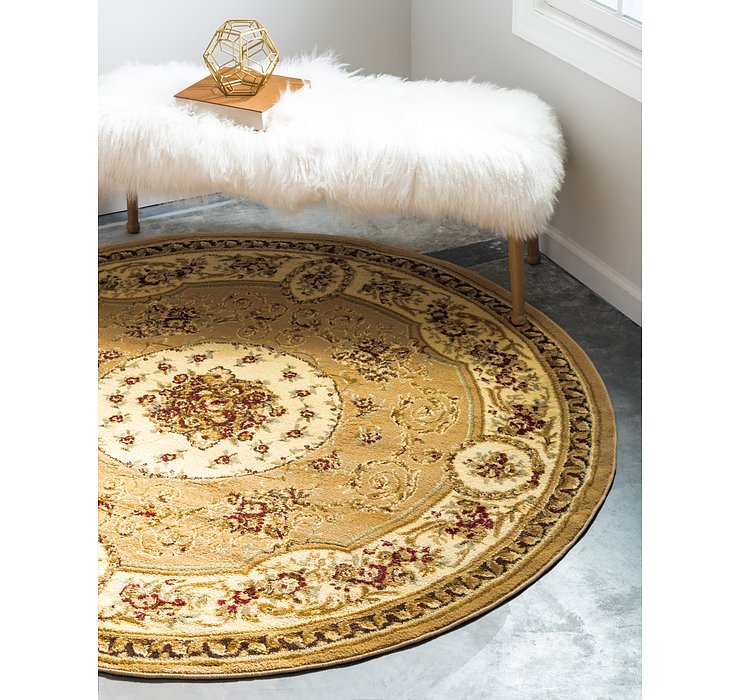 6' x 6' Classic Aubusson Round ...