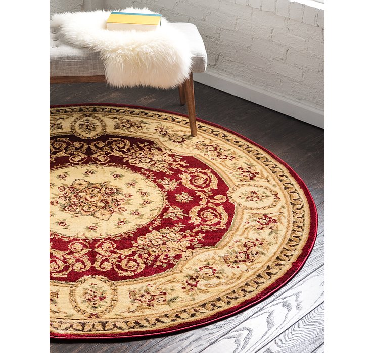 8' x 8' Classic Aubusson Round ...