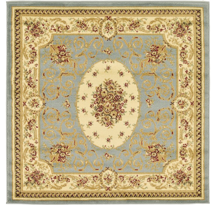 4' x 4' Classic Aubusson Square...