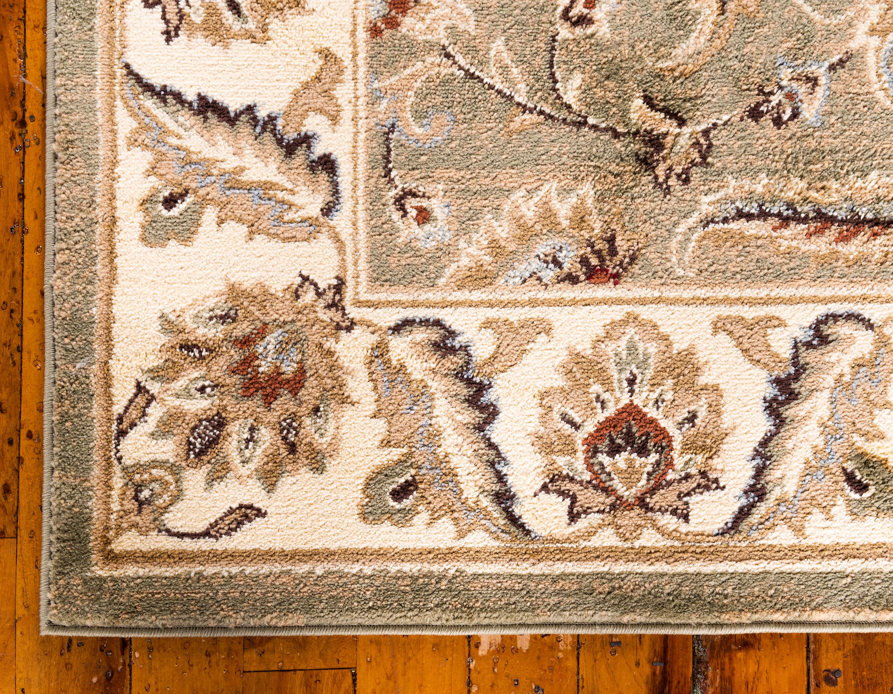 Green 9' x 12' Classic Agra Rug iRugs UK