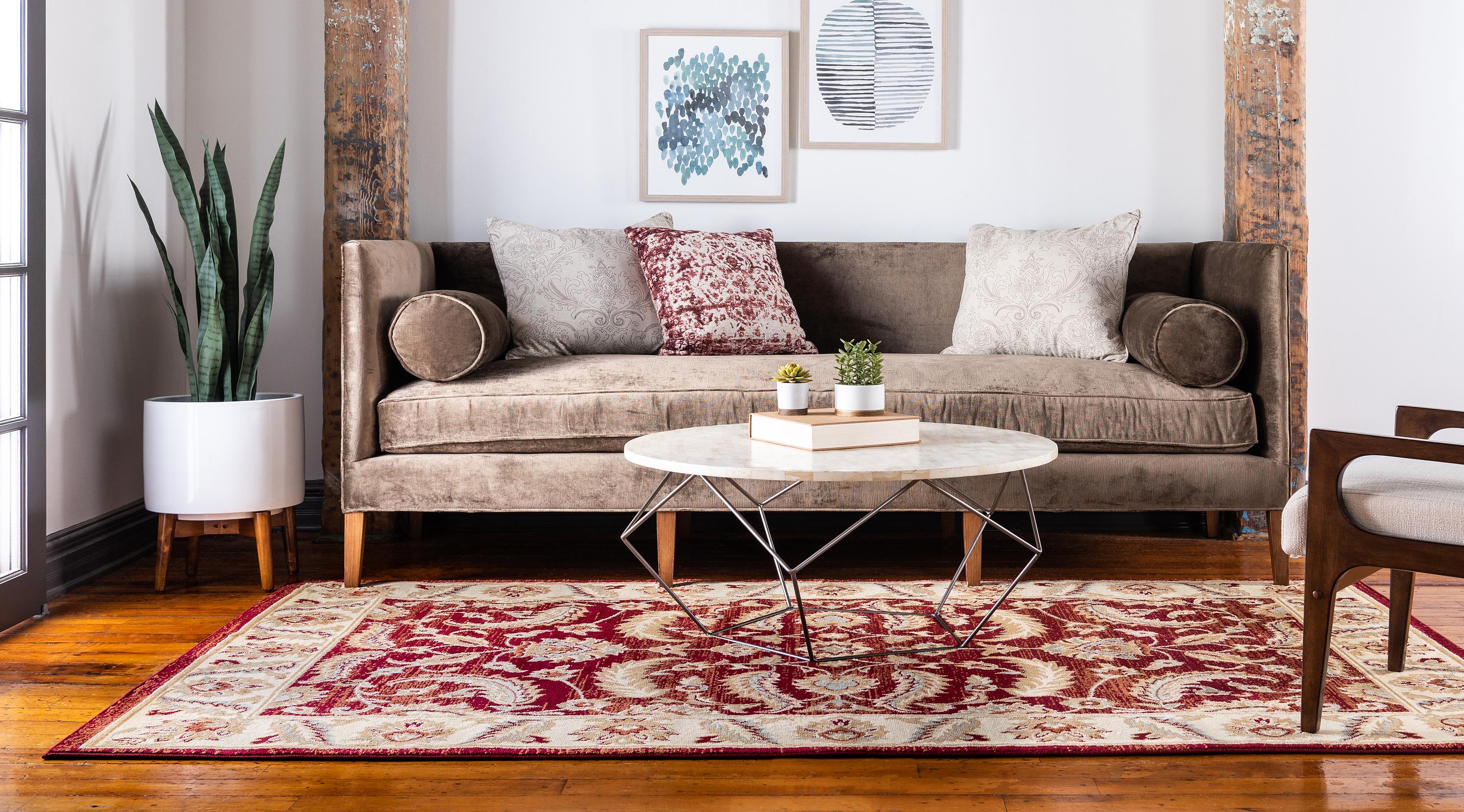 Red 7' x 10' Classic Agra Rug eSaleRugs