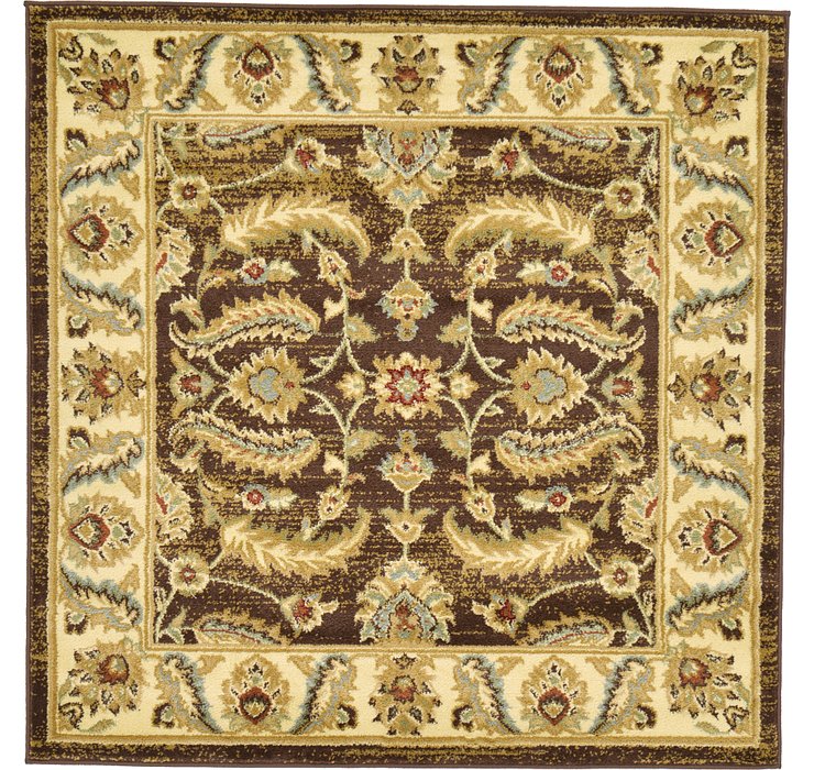 4' x 4' Classic Agra Square Rug