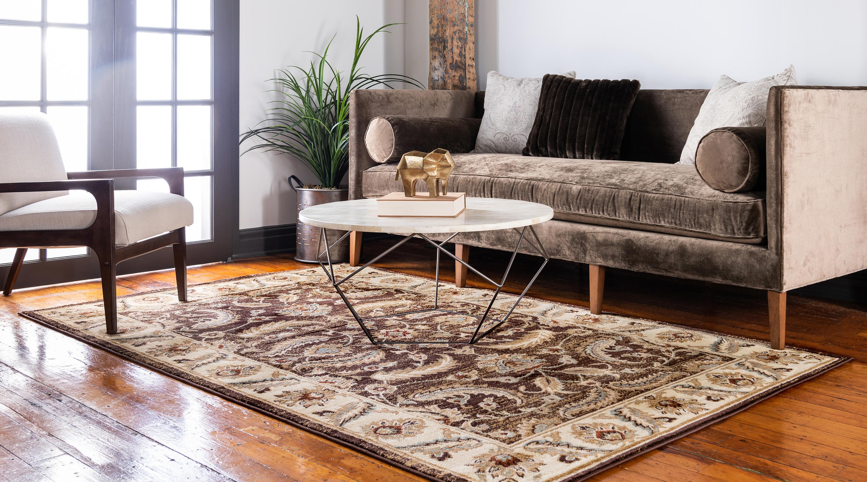 Brown 3' 3 x 5' 3 Classic Agra Rug Rugs.ca