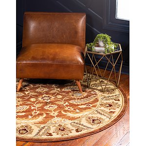 6' x 6' Classic Agra Round Rug