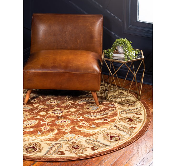 6' x 6' Classic Agra Round Rug