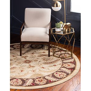 8' x 8' Classic Agra Round Rug