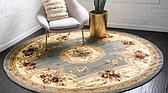 6' x 6' Classic Aubusson Round Rug thumbnail
