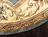 6' x 6' Classic Aubusson Round Rug thumbnail