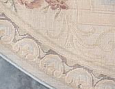 6' x 6' Classic Aubusson Round Rug thumbnail