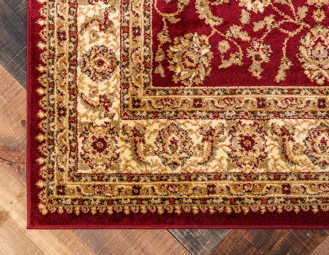 Red 8' x 10' Classic Agra Rug iRugs UK