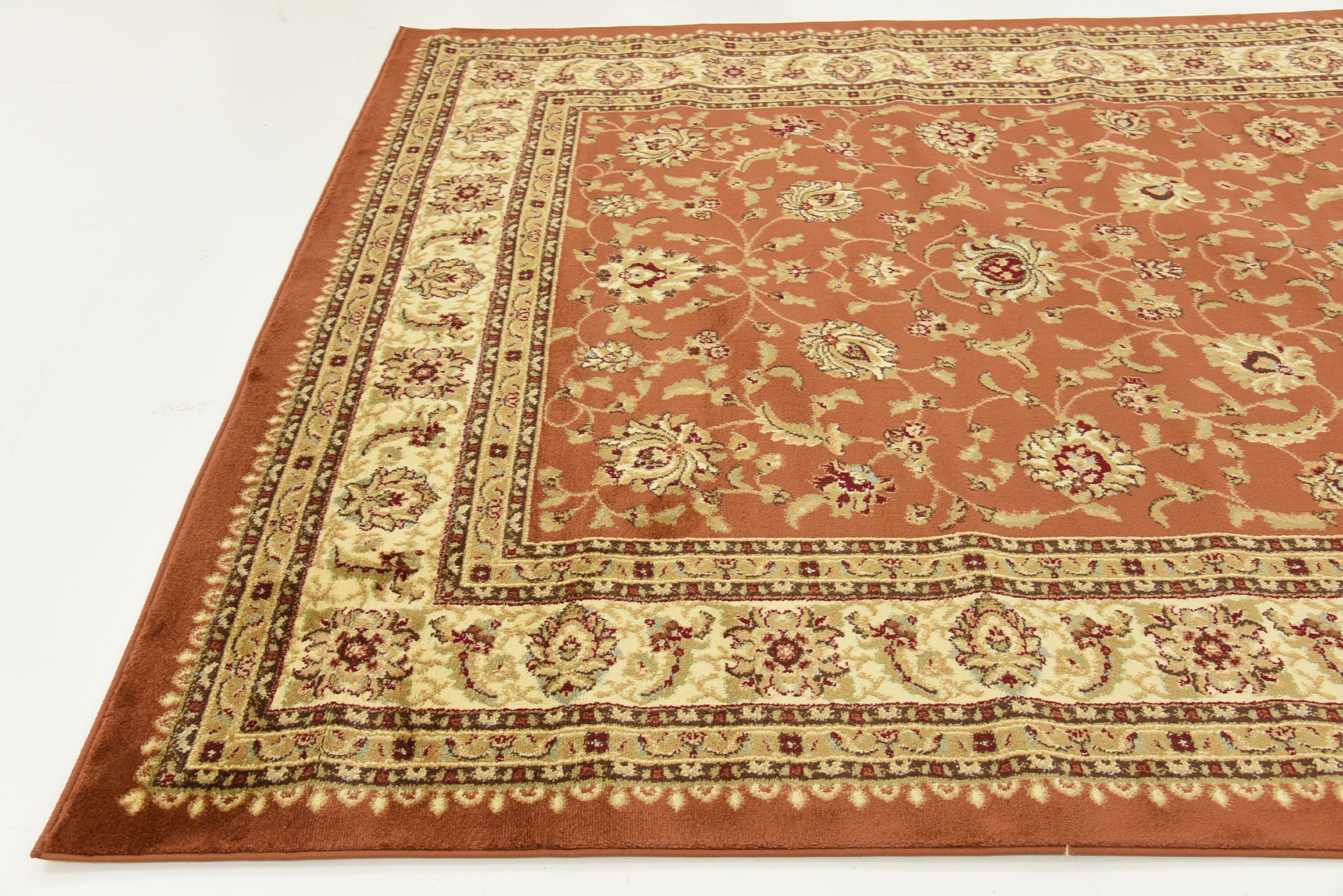 Brick Red 7' x 10' Classic Agra Rug eSaleRugs