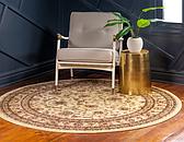 8' x 8' Classic Agra Round Rug thumbnail