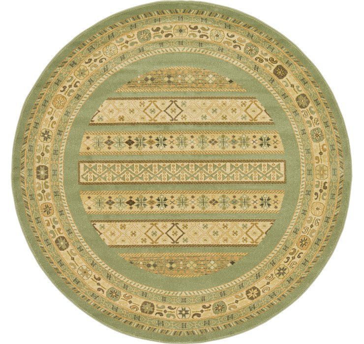 6' x 6' Kashkuli Gabbeh Round Rug
