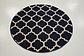3' 3 x 3' 3 Lattice Round Rug thumbnail image 9