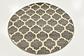 3' 3 x 3' 3 Lattice Round Rug thumbnail
