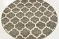 3' 3 x 3' 3 Lattice Round Rug thumbnail