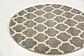 3' 3 x 3' 3 Lattice Round Rug thumbnail
