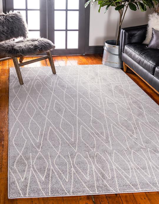 Gray 275cm x 365cm Tangier Rug Area Rugs AU Rugs