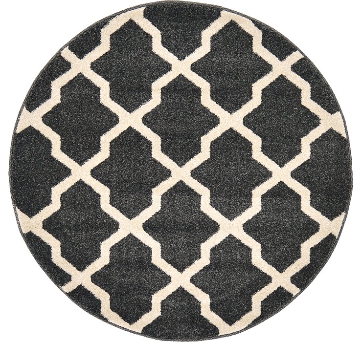 3' 3 x 3' 3 Trellis Round Rug
