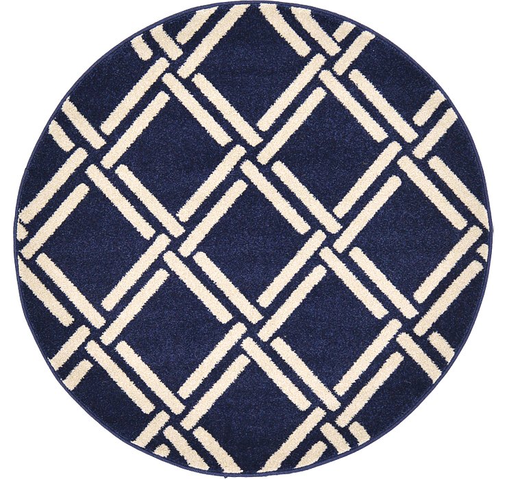 3' 3 x 3' 3 Trellis Round Rug