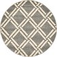 3' 3 x 3' 3 Lattice Round Rug thumbnail image 1