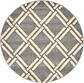 3' 3 x 3' 3 Lattice Round Rug thumbnail