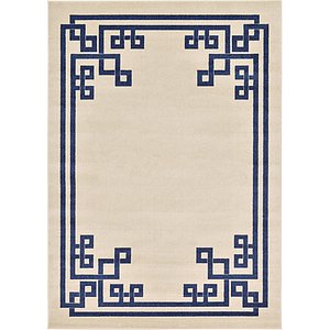 7' x 10' Greek Key Rug