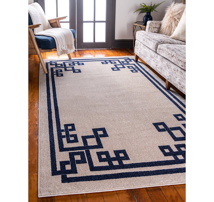 7' x 10' Greek Key Rug