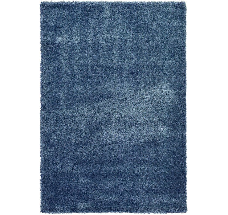 6' x 9' Luxe Solid Shag Rug