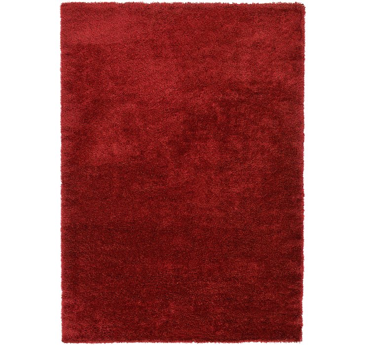 6' x 9' Luxe Solid Shag Rug