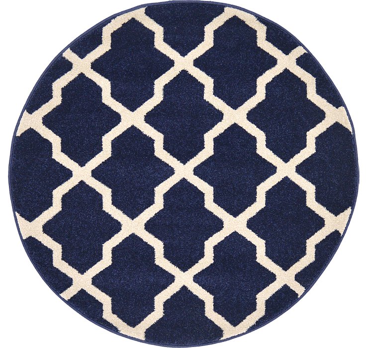 3' 3 x 3' 3 Trellis Round Rug