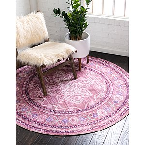 Unique Loom 6' x 6' Austin Round Rug