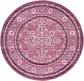 183cm x 183cm Aqua Round Rug thumbnail image 9